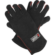 Weber leren barbecuehandschoenen (zwart) - afbeelding 1