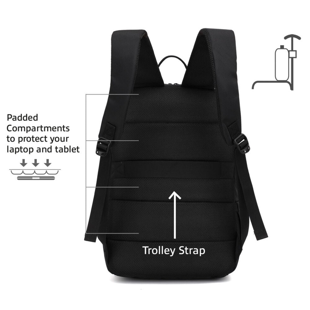 Mochila del suburbio ACT para computadoras portátiles de hasta 15.6 pulgadas
