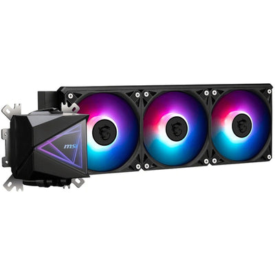 MSI Mag CoreLiquid i360 Refrigeración por agua (negro, conector de ventilador PWM de 4 pines)