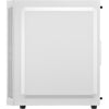 Sharkoon rgb slider midi tower behuizing (wit | 3x usb-a | rgb | tempered glass)