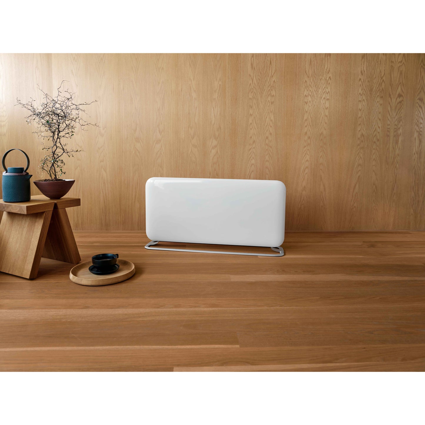 Panel calefactor wifi mill steel pa1500wifi4a con base, convector de 1500 vatios (blanco, wifi 2,4 ghz (wifi 6), bluetooth 5.2, zigbee 3.0 + app)