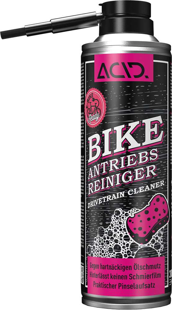Detergente acido per trasmissioni bici