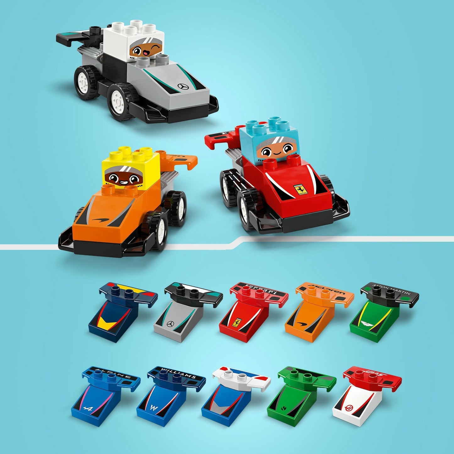 LEGO LEGO DUPLO CITTÀ 10445 F1 Auto da corsa e piloti F1