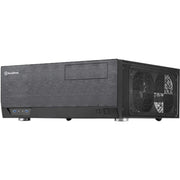 Silverstone sst-gd09b htpc behuizing (zwart | 2x usb-a) - afbeelding 1