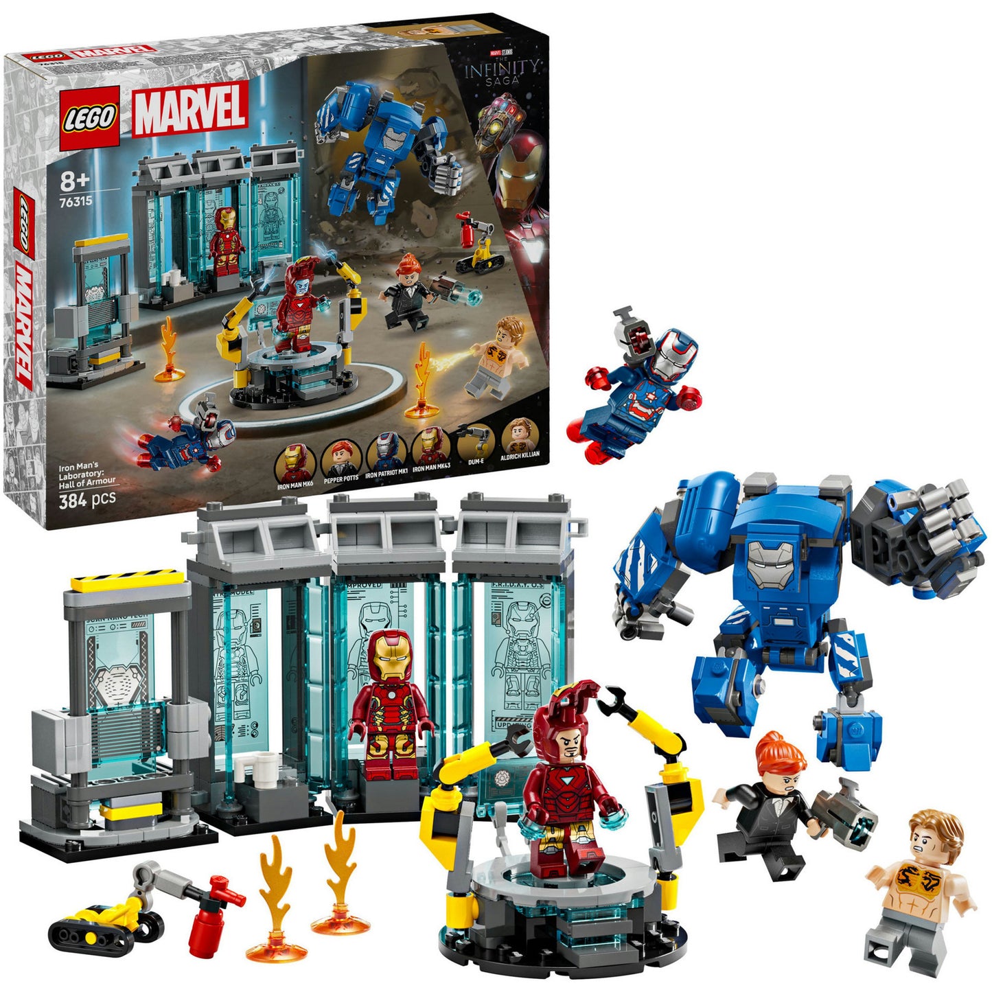 LEGO 76315 Super Heroes Marvel Iron Mans Laboratory: Harness Room