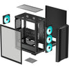 Deepcool cc560 v2 midi tower behuizing (zwart | 2x usb-a | tempered glass)
