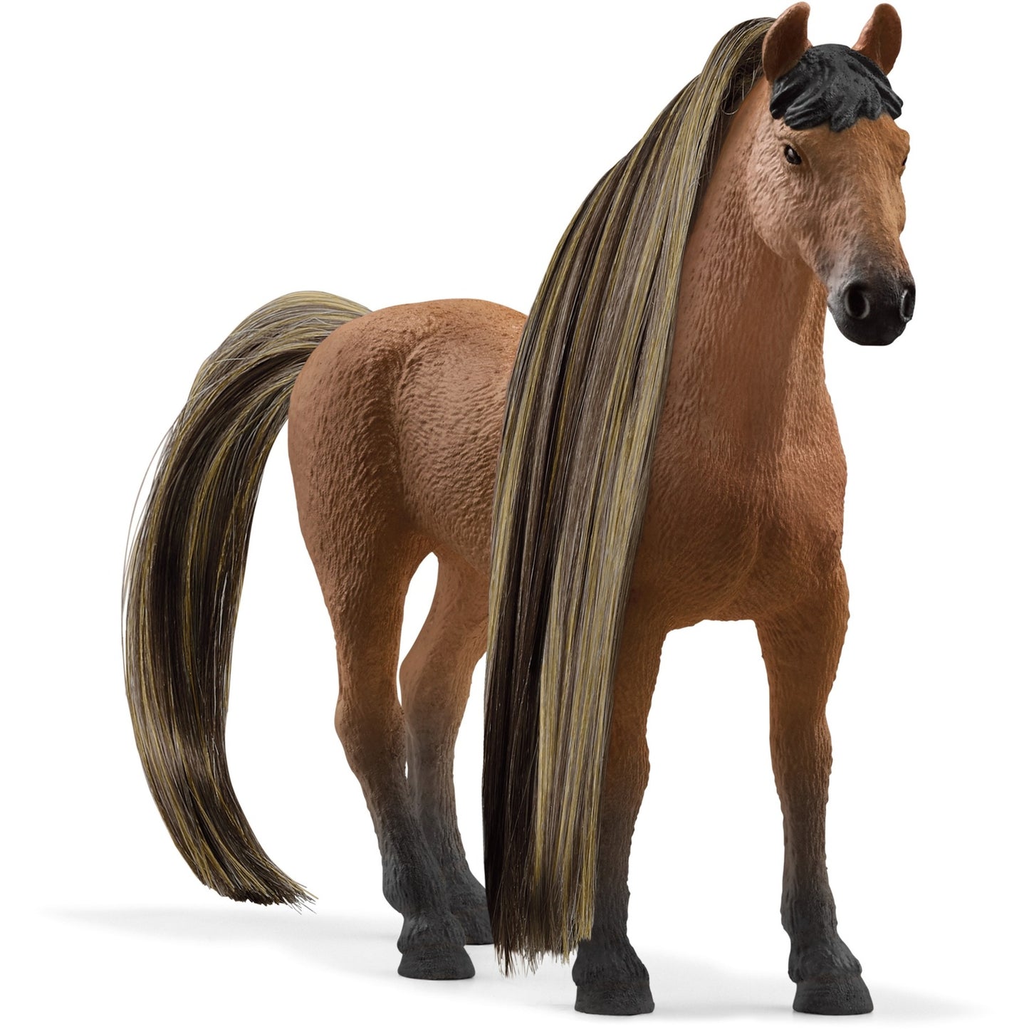 Schleich horse club - figura de juego del caballo de belleza de las bellezas de sofía akhal-teke-semental (42621)