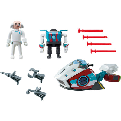 Playmobil Super 4 Skyjet con Dr. X robot