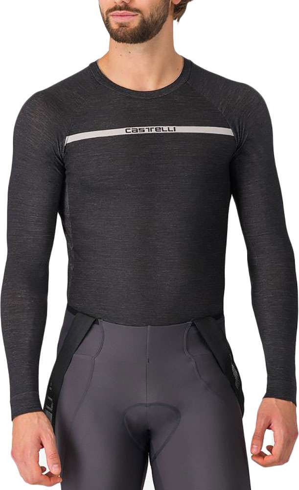 Castelli merina seamless - strato base a maniche lunghe