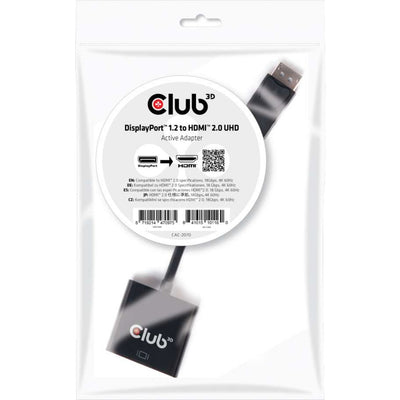 Club 3D DisplayPort 1.2 a HDMI 2.0 UHD Activo Adaptador