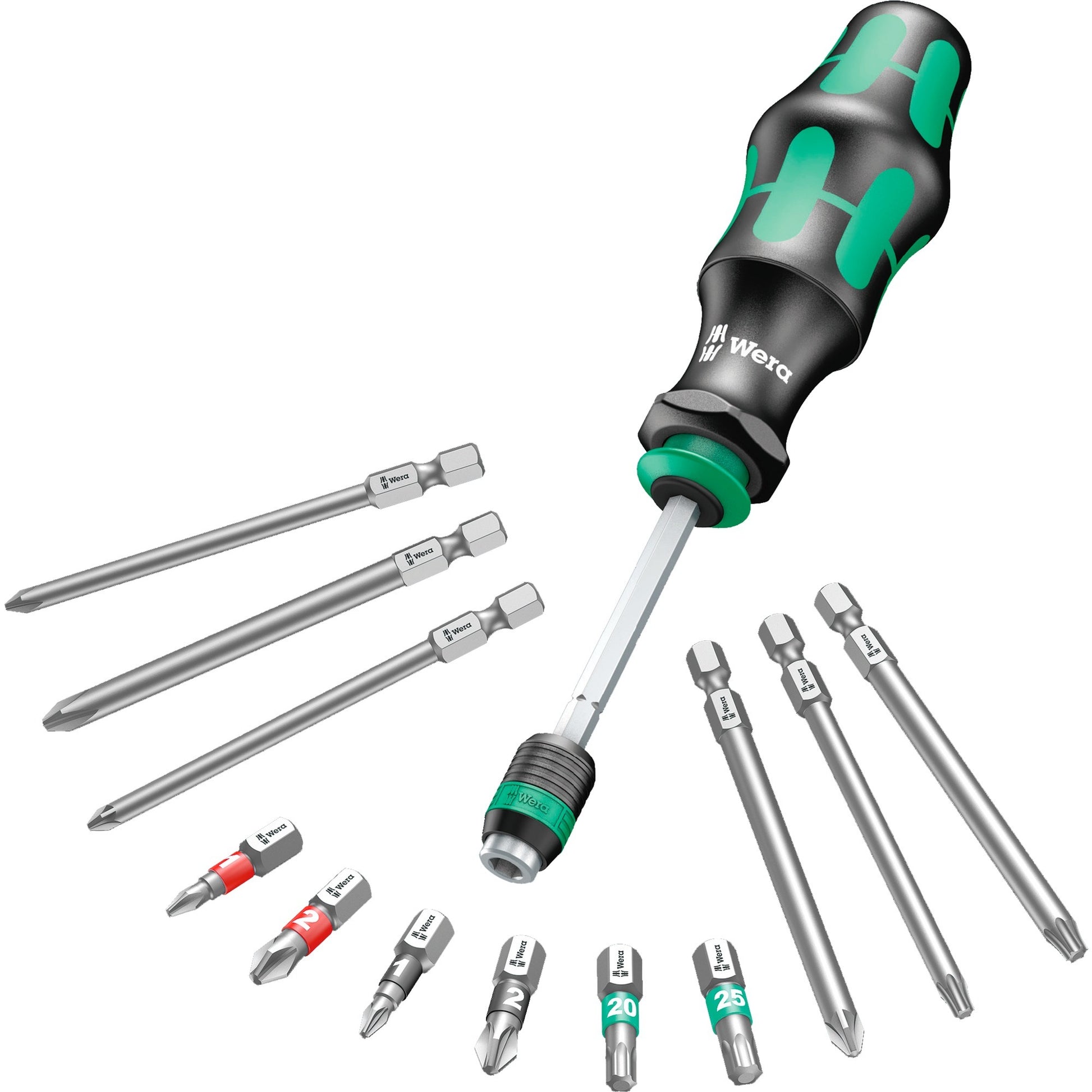 Juego de destornilladores Wera Kraftform Compact 20