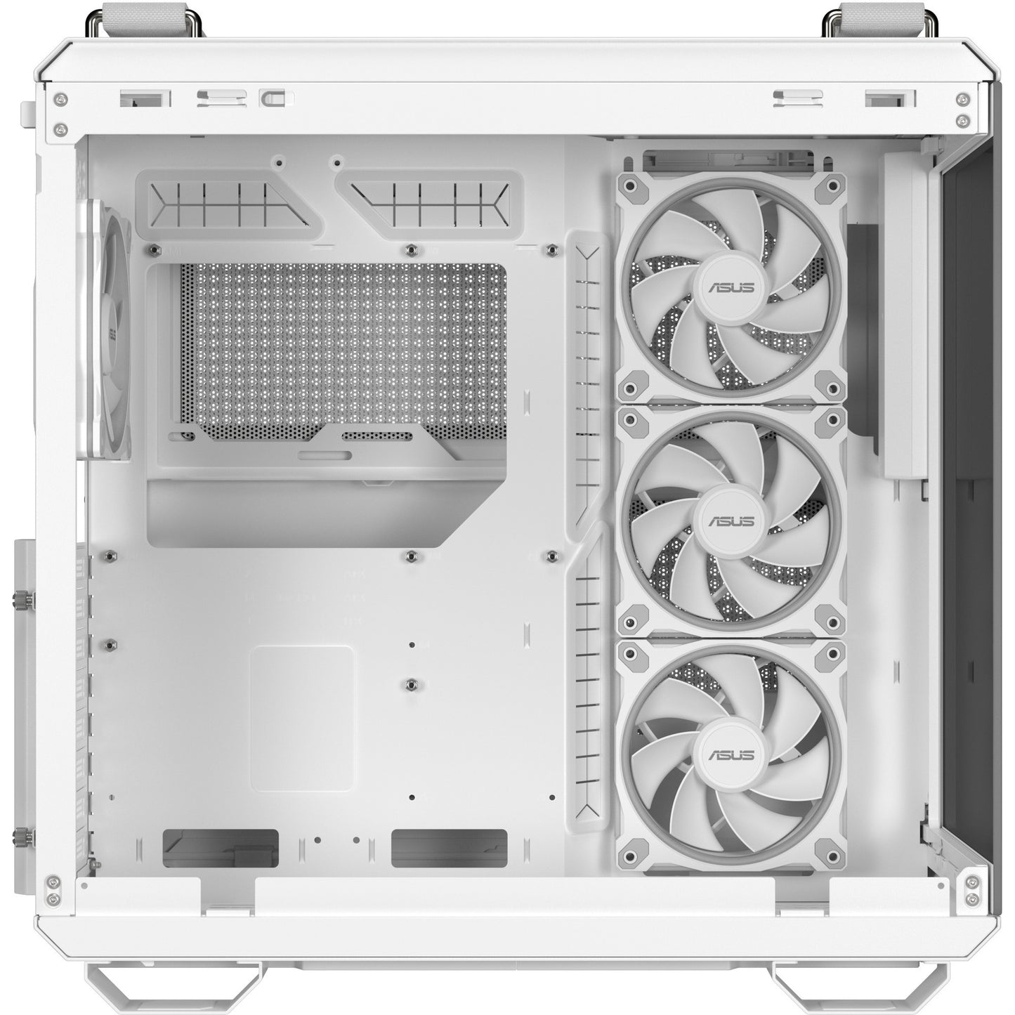 Custodia midi tower Asus tuf gaming gt502 Horizon Argb (bianco | 3x USB-A | 1x USB-C | vetro temperato)