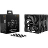Silenzio! ventole pure Wings 3 (nero, 3 pezzi, 120 x 120 x 25 mm, pwm)