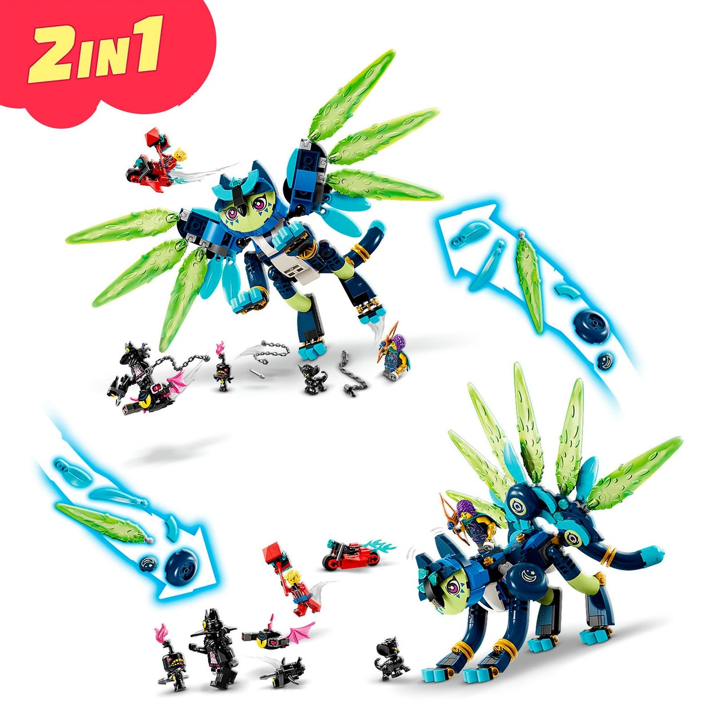 Lego Lego Dreamzzz 71476 Zoey e Zian de Kattenuil