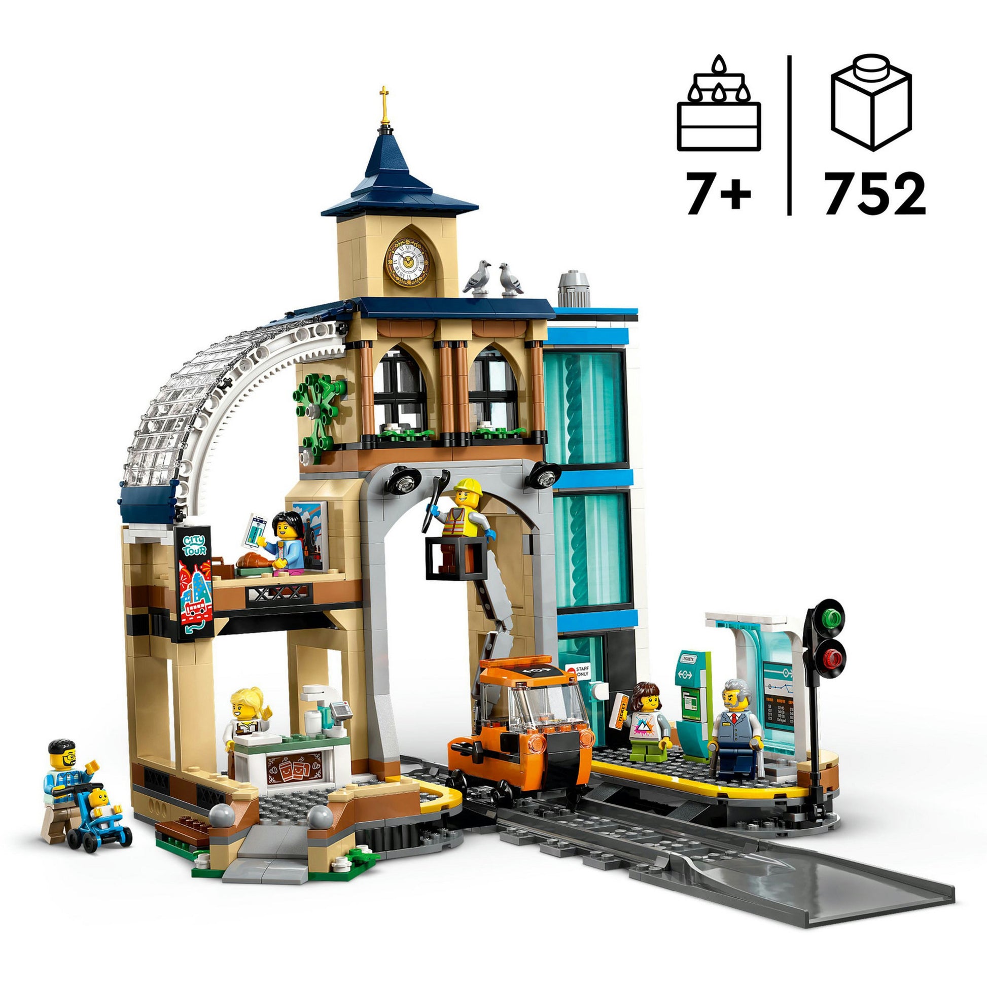 Cozy LEGO 60469 City Trains Central Station