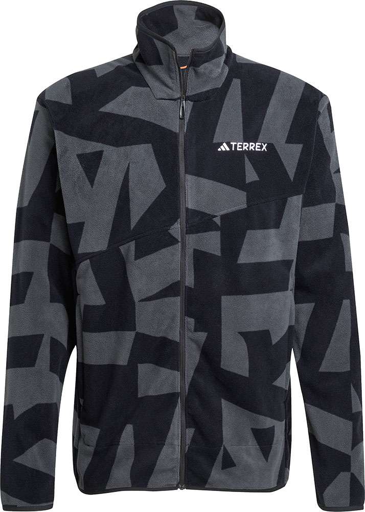 Adidas Terrex multistampa full zip - giacca in pile