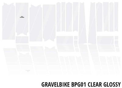 Unleazhed unscratch - Pellicola protettiva per telaio bici gravel bpg01 trasparente