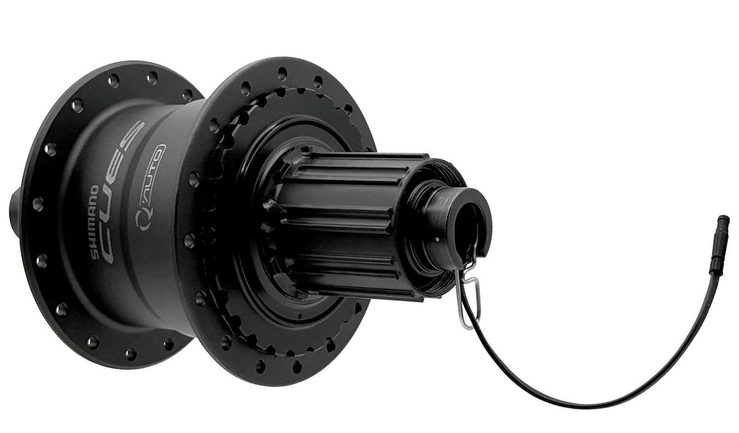 Shimano cues fh-u6060 auto shift dynamo center-lock rear hub 12x142mm
