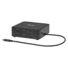 Estación de acoplamiento Club 3D 12-1 USB-C® Quad DisplayLink (negra)