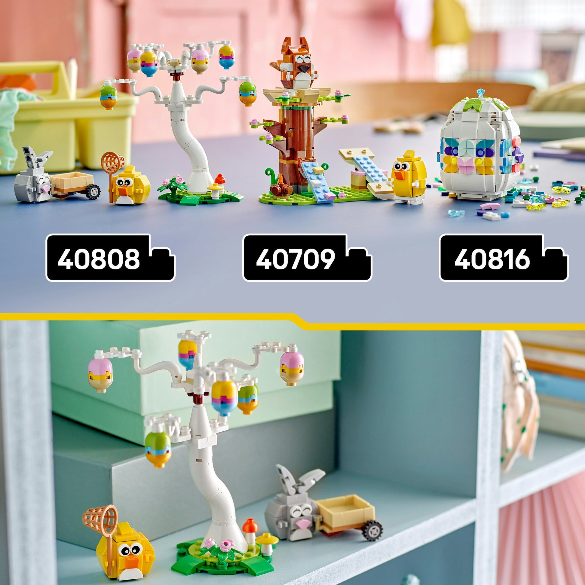 Lego Classic 40808 Caccia alle uova con coniglio e pulcino