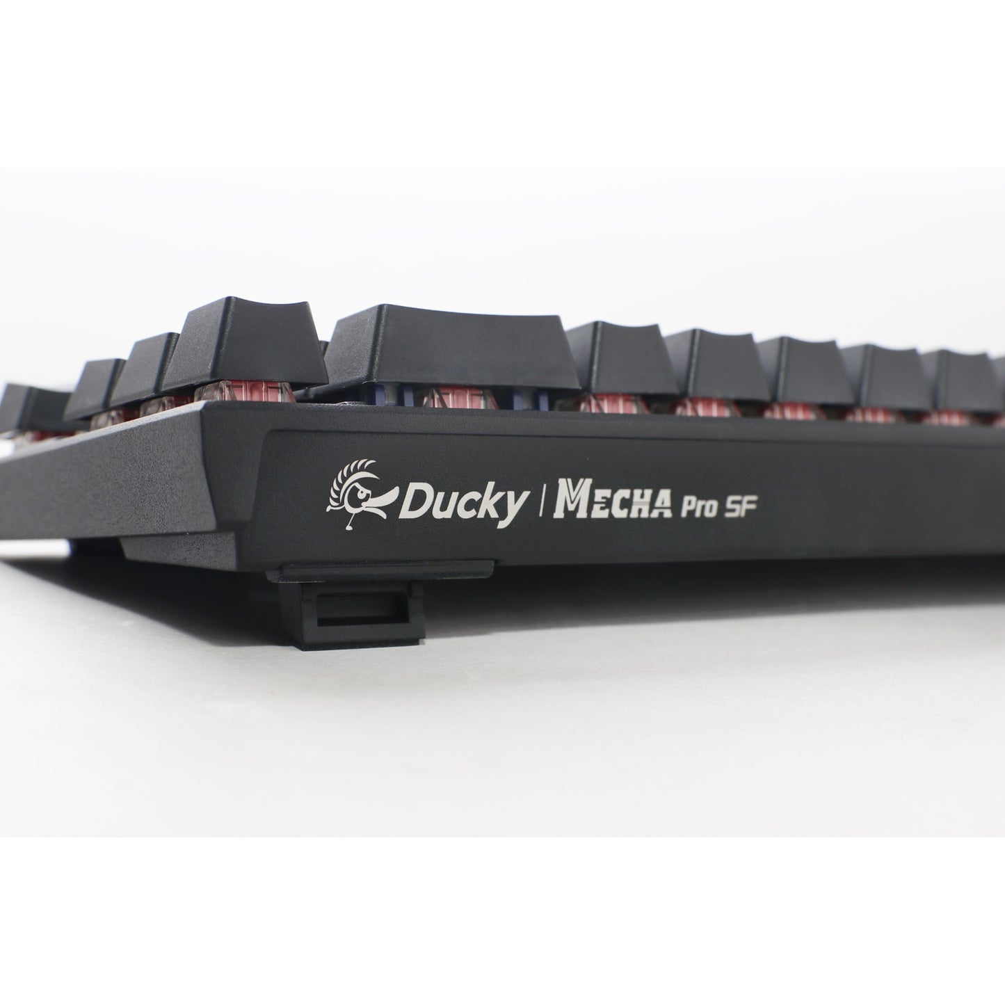 Ducky mecha pro sf, tastiera (nera, layout us, cherry mx speed silver, led rgb, 65%, pbt double-shot)