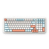 Mchose k99 v2 wireless meccanico arancione, tastiera da gioco (layout americano)