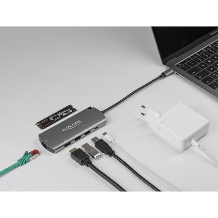 DELOCK USB Type-C Stazione di docking con slot M.2