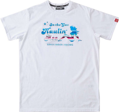 Loose riders haulin' ass - tech tee