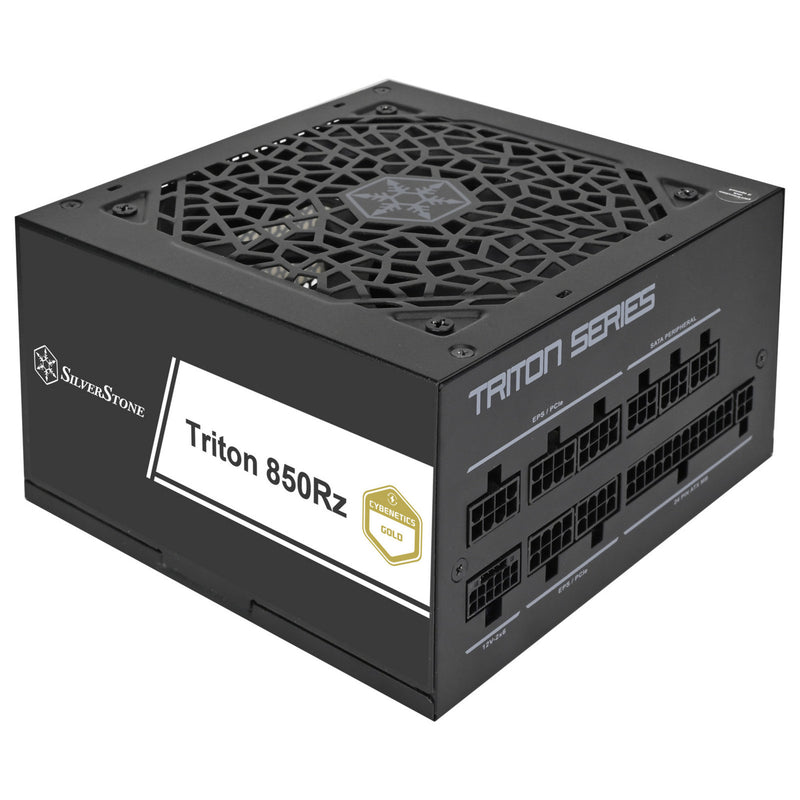 Fuente de alimentación modular Silverstone triton 850rz de 850 vatios (negro, 1x 12v-2x6, 3x pcie)