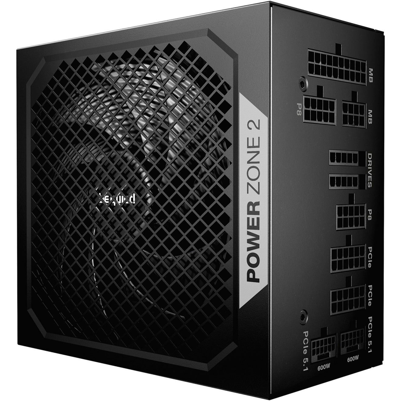 Silenzio! alimentatore modulare da 1200 watt power zone 2 (nero, 1x 12v-2x6, 3x pcie)