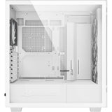 Sharkoon rebel c50 white rgb midi tower behuizing (wit | 2x usb-a | 1x usb-c | rgb | tempered glass) - afbeelding 4