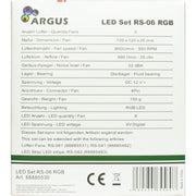 Inter-tech argus rgb-fan set rs-06 case fans (3 stuks, 120 x 120 x 25 mm, pwm) - afbeelding 8