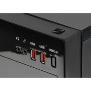 Inter-tech b-42 midi tower behuizing (zwart | 2x usb-a) - afbeelding 6