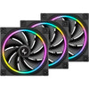 Ventole per case Deepcool FL12R RGB (nere, 3 pezzi, 120 x 120 x 25 mm, PWM)