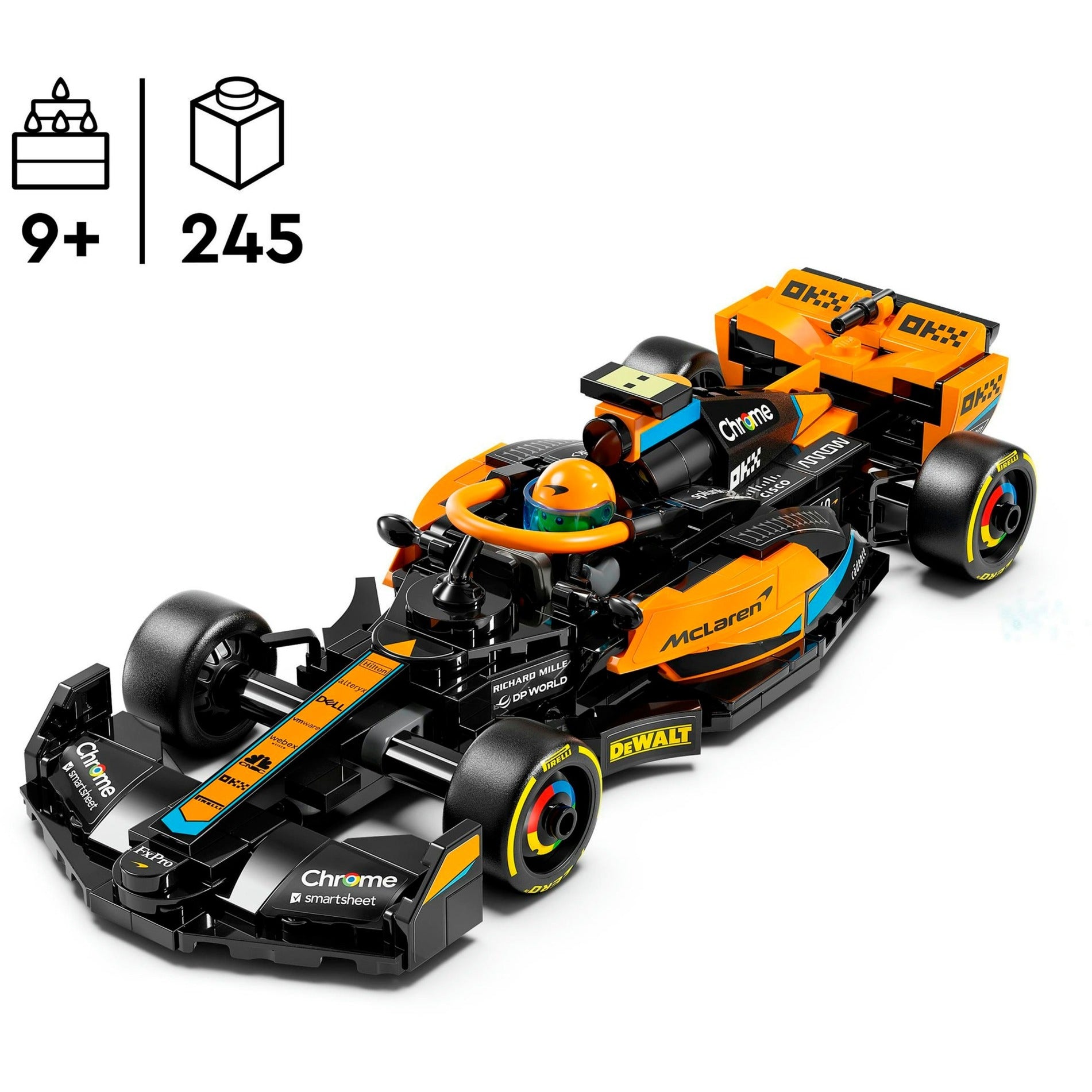 Lego Lego Speed ​​Champions 76919 McLaren Formula 1 Racing Car 2023