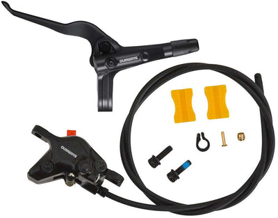 Hydraulische schijfremset Shimano MT402-3 MT410 voor - zonder remschijf - zwart