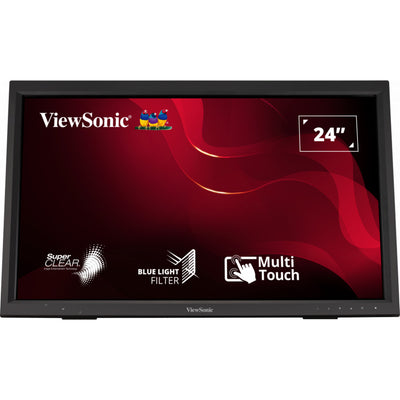 Monitor touch IR Viewsonic TD2423 24 (nero, 1x HDMI, VGA, DVI-D, USB-A, USB-B)