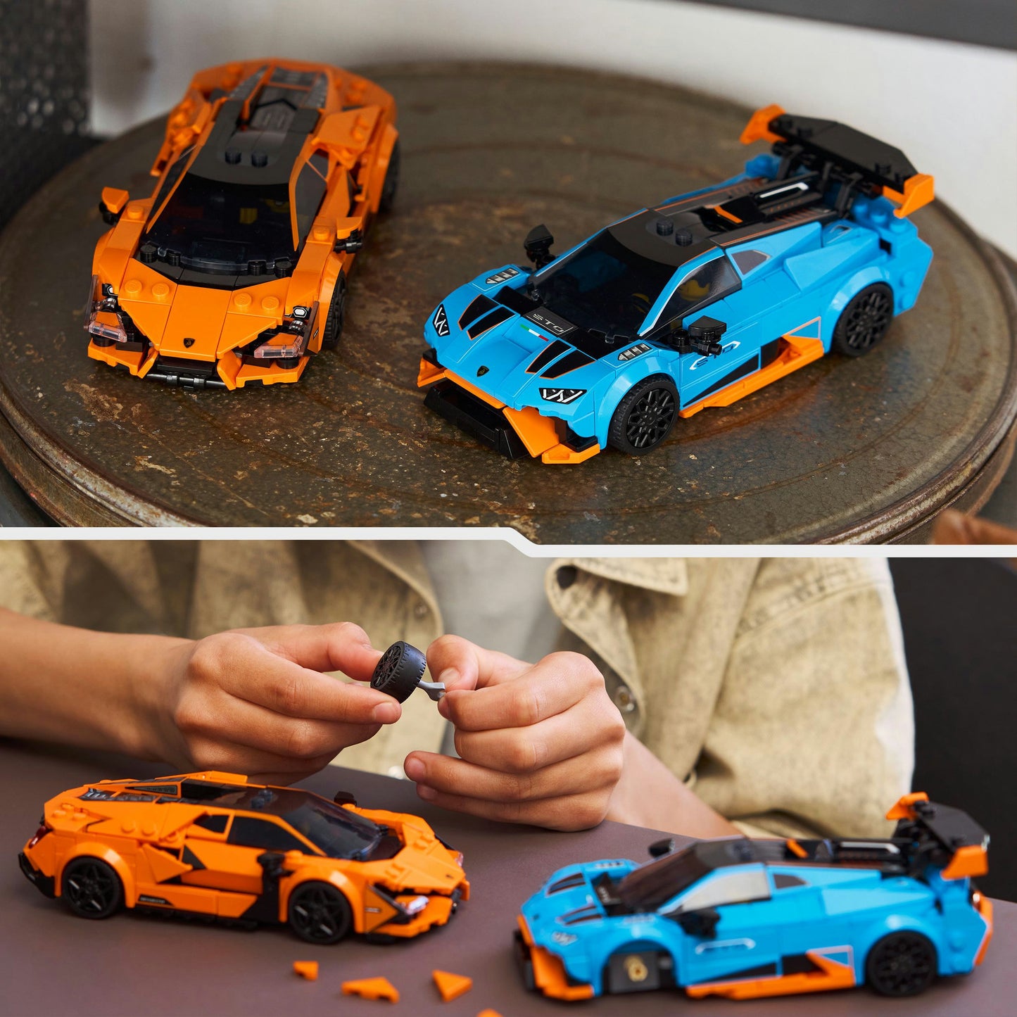 LEGO Speed ​​Champions 77238 Lamborghini Revuelto e Huracan Sto