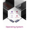Icy box ib-dk4062-cpd Docking station 12 in 1 (alluminio)