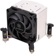 Silverstone ar10-115xp cpu-koeler (zilver zwart, argon series) - afbeelding 1