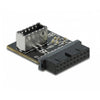 DELOCK USB 3.0 Adattatore Pin Intestazione da femmina a chiave interna