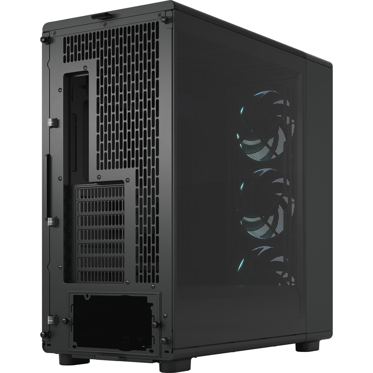 Fractal design epoch xl tg rgb midi tower custodia (nero | 2x usb-a | 1x usb-c | rgb | vetro temperato)
