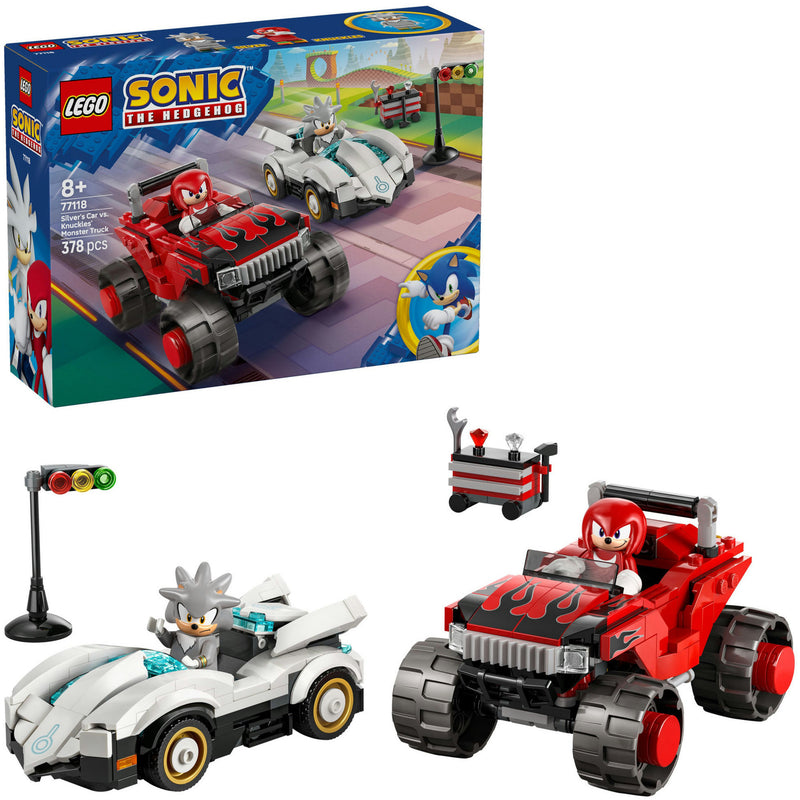 Lego Sonic 77118 Silvers Car contra el camión monstruo de Knuckles