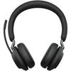 Jabra evolve2 65, auricolare stereo on-ear ms (nero, microsoft team, bluetooth)