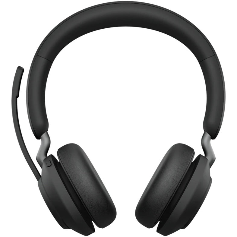 Jabra evolve2 65, auricolare stereo on-ear ms (nero, microsoft team, bluetooth)