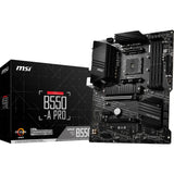 Msi b550-a pro socket am4 moederbord (zwart, raid, gb-lan, sound, atx) - afbeelding 1