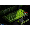 Teclado mecánico 8bitdo retro 87 - edición xbox, teclado para juegos (verde, diseño estadounidense, kailh box jellyfish x, tkl, teclas abs, bluetooth 5.0, inalámbrico 2.4g, usb)