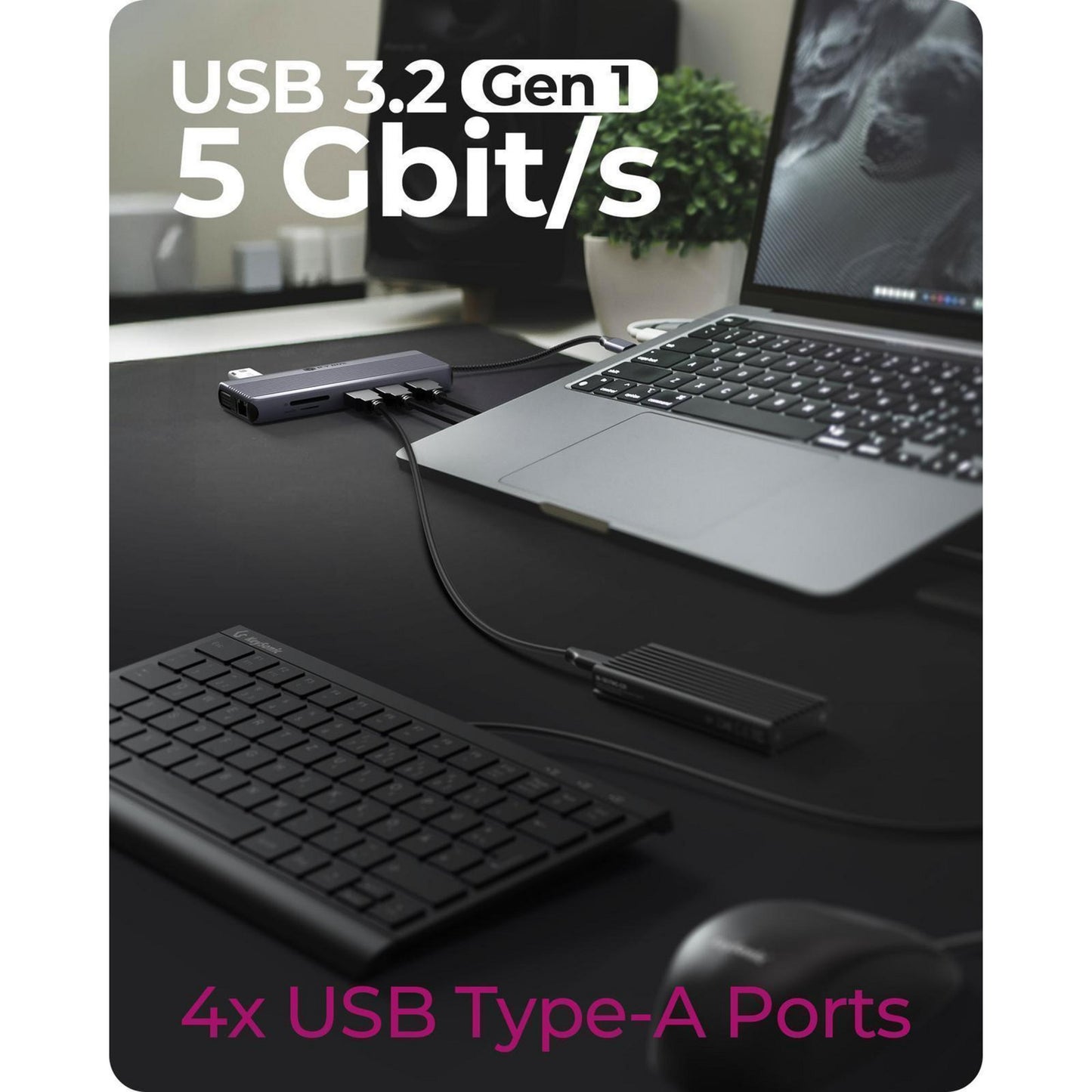 Icy box ib-dk4062-cpd Docking station 12 in 1 (alluminio)