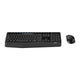 Set desktop combinato tastiera e mouse wireless Logitech mk345 comfort (nero, layout internazionale USA (qwerty), 100%)