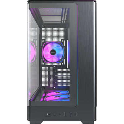 Montech king 15 pro midi tower housing (black | 2x USB-A | 1x USB-C | RGB | window)